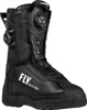 Fly Racing Inversion Double BOA Boot Black Size 7 Snow - Snow boot, Black, Size 7, Double BOA closure