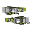 EKS Brand Lucid Goggle Race Pack Yellow Zip Off Clear Lens - Offroad yellow goggles with clear lens, Race Pack