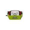 EKS Brand Lucid Goggle Race Pack Yellow Zip Off Clear Lens - Offroad yellow goggles with clear lens, Race Pack