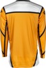 Fly Racing Youth Lite Jersey White Black Mustard Youth X-Large - Offroad youth jersey, White/Black/Mustard, YXL