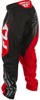 Fly Racing Youth F-16 Pants Black/Red/White Sz 22 - Youth motocross pants in Black/Red/White, size 22