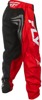 Fly Racing Youth F-16 Pants Black/Red/White Sz 22 - Youth motocross pants in Black/Red/White, size 22