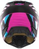 ICON Elsinore Rad Dawn Helmet XS White/Pink/Black - Modular helmet with fog-free MX shield