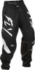 Fly Racing Youth Kinetic Stoke Pants Black/White Size 20 - Youth riding pants in Black/White, Size 20