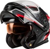 GMAX MD-01S Transistor Snow Helmet Black/Red Medium