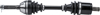 Front Replacement Axle - For 05-06 Polaris Sportsman Front Replacement Axle - For 05-06 Polaris Sportsman