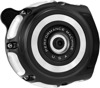 Performance Machine Vintage Air Cleaner Contrast Cut Black/Silver
