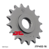 Front Steel Countershaft Sprocket w/ Rubber Damper - 16 Tooth 520 - Click Image to Close