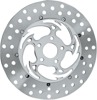 Savage Floating Front Left Brake Rotor 330mm Chrome - For Harley Savage Floating Front Left Brake Rotor 330mm Chrome - For Harley