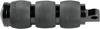 Avon Air Cushioned Folding Footpegs Black FP-AIR-90-ANO
