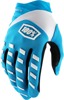 100% Men's Airmatic Gloves Blue XL for Off-Road, ATV, Motocross
