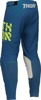 Thor Launchmode Forge Pants Blue/Fluorescent Yellow Men's 38 - Durable off-road pants, Blue/Yellow, Men's Size 38