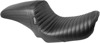 Le Pera Kickflip Pleated Seat Black For 06-17 HD Dyna