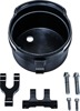 Performance Machine Round Gauge Relocation Kit Black Ops - Relocates round gauges for PM Phatbar & Riser Kit