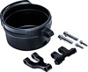 Performance Machine Round Gauge Relocation Kit Black Ops - Relocates round gauges for PM Phatbar & Riser Kit