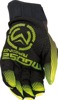 Moose SX1 MX Gloves Black Hi-Vis Yellow Large Men's - MX gloves large, black hi-vis yellow, men's