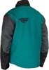 Fly Racing Outpost Jacket Black/Teal/Orange 2X-Large - Snow jacket, 2X-Large, Black/Teal/Orange