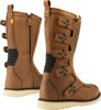 ICON Elsinore 2 Boots Brown Size 8 - Premium leather motorcycle boots