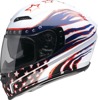 Z1R Jackal Patriot Helmet - Medium, Gloss Red/White/Blue - Full face helmet with drop-down sun visor Z1R Jackal Patriot Helmet - Medium, Gloss Red/White/Blue - Full face helmet with drop-down sun visor