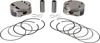 S&S Big Bore Piston Kit 4.250in x 4.500in +0.010in For Harley M8 Models - Big bore piston kit For Harley-Davidson M8 models