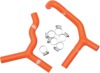Moose Radiator Hose/Clamp Kit Orange Silicone Fits KTM 85/105 SX 08-12