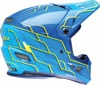 Z1R Rise 2.0 Hyacinth Helmet XL Gloss Yellow/Blue/Teal - MX helmet with polycarbonate shell