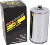 Pro Filter V-Twin Spin-On Oil Filter Chrome PF-173C
