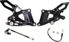 Black Adjustable Rearsets - For 13-17 Honda CBR500R/CB500F & CB/CBR 400 Black Adjustable Rearsets - For 13-17 Honda CBR500R/CB500F & CB/CBR 400