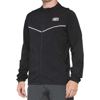 100% Men's Corridor Stretch Windbreaker Black Small