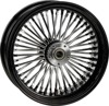 HardDrive RR 48-Spoke Black Rear Wheel 18x4.25 Fits 2000+ Models