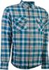 Highway 21 Marksman Flannel Grey/Blue Men's 3X-Large - Protective riding flannel, grey/blue, 3X-Large men's