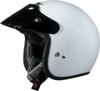 FX-75Y Open Face Street Helmet - Gloss White Youth Large