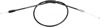 Black Vinyl Throttle Cable - KTM 65