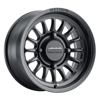 MR411 Bead Grip 15x7 / 4+3/13mm Offset / 4x136 / 106.25mm CB Matte Black Wheel