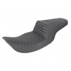 Step-Up Tuck and Roll 2-Up Seat - Black - For Harley FLHR FLHX Step-Up Tuck and Roll 2-Up Seat - Black - For Harley FLHR FLHX