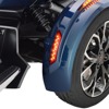 Show Chrome Front Fender LED Marker Lights Red 41-202