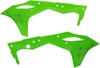 Cycra Powerflow Radiator Shrouds Flo Green
