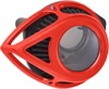 Arlen Ness Clear Tear Sucker Air Cleaner Kit - Red