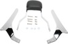 Short Square 14" Sissy Bar Chrome - For 07-15 Yamaha XVS1300 V-Star Short Square 14" Sissy Bar Chrome - For 07-15 Yamaha XVS1300 V-Star