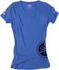 Factory Effex Women's Yamaha Fork Tee Blue Medium