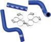 Blue Radiator Hose & Clamp Kit - For Kawasaki KX 80/85/100 Blue Radiator Hose & Clamp Kit - For Kawasaki KX 80/85/100