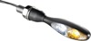Kuryakyn Micro 1000 Marker Light Satin Black White/Amber Lens