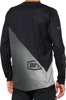 100% Men's R-Core X Long Sleeve Jersey Black/Grey Small