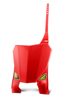 Cycra Stadium Number Plate - Red Fits Honda
