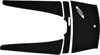 WSM Traction Mat Set Black For Yamaha WaveBlaster WB700 1993-1996 - Traction mats set for Yamaha WB700 WaveBlaster 93-96