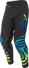 Fly Racing Evolution DST Zen Pants Black/Blue/Hi-Vis Size 36 - Offroad riding pants, Black/Blue/Hi-Vis, Size 36