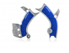 X-Grip Frame Guards Silver/Blue - For 18-24 Yamaha WR/YZ 250/450 F/FX
