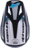 Alpinestars SM3 Heat Helmet Matte Silver/Blue/Black Large - MX helmet with advanced impact protection
