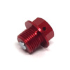 ZETA Magnetic Drain Plug M14x1.25 Red - Magnetic drain bolt M14x1.25 For Suzuki V-Strom