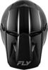 Fly Racing Kinetic Solid Helmet Matte Black 2X-Large - Matte black 2X-Large helmet by Fly Racing